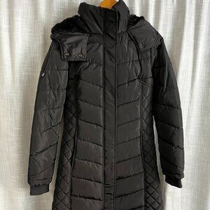 Kenneth Cole Long Puffer Quilted Coat (S/P)